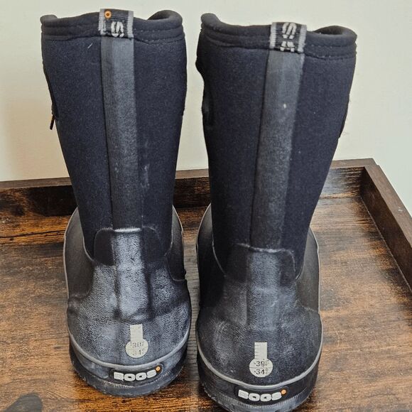 Kids Black Waterproof Boots - Picture 2 of 6